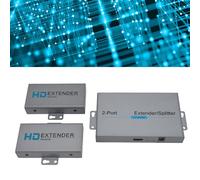 Extensor HDMI divisor 1x2 50 m 1080P 60 Hz Cable CAT5e/6