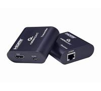 Extensor HDMI Gembird DEX-HDMI-03 60 m Alámbrico Negro