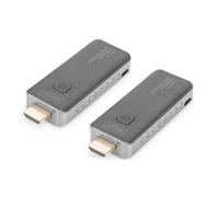 Extensor HDMI inalámbrico Digitus 50 m Full HD AES WPA2 Micro-USB Negro