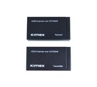 Extensor HDMI Kimex 60m Full HD HDMI 2.0 transmisión por Cat5e/6 IR bidireccional PoE