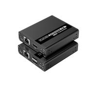 Extensor HDMI KVM - PREMIUMCORD - 4K y FULL HD 1080p - Transmisión USB - 70m - Carcasa Metálica