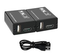 Extensor HDMI KVM USB HDMI RJ45 30M 1080P HDMI KVM Extender hasta 30M