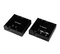 EXTENSOR HDMI POR CABLE CAT6 CON HUB USB 4 PUERTOS 50M 10 80 ST121USBHD