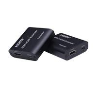 Extensor HDMI RJ45 4K Cat5 60M 120M Kit De Audio Sobre Ethernet Cat6/5e For PS4 TV PC Laptop HDTV For Conexión Datos(1080P 60Hz,EU power)