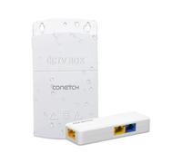 Extensor impermeable de 3 puertos PoE++ (1 PoE+puerto, 1 PoE++, 1 puerto de enlace ascendente), soporte bt 60W de alta potencia, soporte IEEE802.3af/at/bt, AI Watchdog, Plug & Play, protección contra