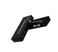 Extensor KVM de video de sonido USB a RJ45 compatible con 4K 60Hz 60m mejora de datos Plug Play extensión de observación