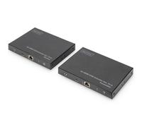 Extensor KVM HDMI 4K - DIGITUS - 70 m - Cat6/Cat7/Cat8 - Negro - Aluminio