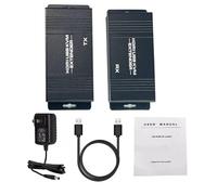 Extensor KVM HDMI, HDMI 1080P a 60Hz a través de Ethernet Cat5e/6, compatible con teclado y mouse