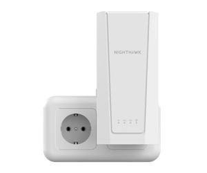 Extensor Nighthawk WiFi 7 EXS27 de NETGEAR, añade hasta 100 m², 5 Gbps | Extensor Mesh WiFi Booster, fácil instalación, 45 dispositivos, para cualquier router, Ethernet 2,5G, doble banda, BE5000