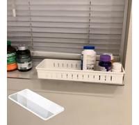 Extensor para Alféizar de Ventana Estante Extensible Transparente para Armario, Estante Sobre Lavabo para Baño, Extensión de Estantes para Botiquín o Alféizar de Ventana(40x15cm(15 3/4x5 7/8"))