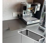 Extensor para Alféizar de Ventana Extensor Alféizar Ventana Acero Carbono Gris Cafetera, Estante Magnético Impermeable Plantas Ventana, Tablero Extensión Encimera(30x40cm(11 3/4x15 3/4"))