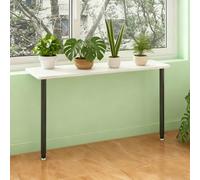 Extensor para Alféizar de Ventana Mesa Extensible para Alféizar de Ventana, Altura Ajustable, Estante para Plantas o Gatos Que Ahorra Espacio para Balcón o Cocina(Black,50x30cm(19 3/4x11 3/4"))