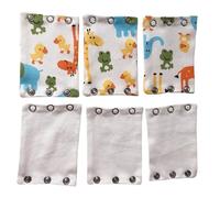 Extensor para Body de Bebé | Juego de 6 Piezas Extensor de Body Ajustable para Pequeños - Lámina de Extensión para Bodys Durante Cambio de Pañal Niños Uso Diario Guardería Compras Pijama