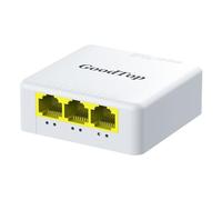 Extensor PoE de 100 Mbps, 4 puertos 1 en 3 salidas, extiende 250 m de potencia y transmisión de datos, entrada de 30 W y salida de 25 W, repetidor PoE para cámaras IP, IEEE 802.3af/at, montaje en