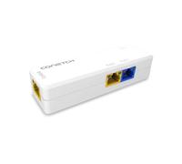 Extensor PoE++ de 3 puertos, 1 puerto PoE, 1 puerto PoE++, 1 puerto de enlace ascendente, soporte bt 60W de alta potencia, IEEE802.3af/at/bt, AI Watchdog, Plug & Play, 10/100 Mbps daptive, 6KV