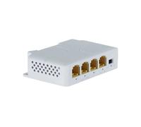 Extensor POE de 4 Puertos, 10/100/1000 Mbps, 1 Entrada, 3 Salidas, Extensor PoE Gigabit, 1 A 3, Repetidor de Conmutador de Red para Conmutador PoE, 1