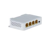 Extensor POE de 4 Puertos, 10/100/1000 Mbps, 1 Entrada, 3 Salidas, PoE Gigabit, A 3, Repetidor Conmutador Red para PoE, Unidad