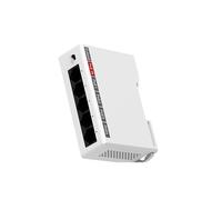Extensor PoE de 5 Puertos y 100M para Riel DIN, Repetidor de Entrada de 60W IEEE802.3af/At Plug& para PoE de 48V, NVR, Cámara IP, AP