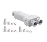 Extensor POE de red de 100 Mbps de transferencia de datos, multicapa, IP66, impermeable, repetidor POE para sistema de monitor de seguridad