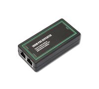 Extensor PoE Estándar - PoE Splitter, PoE Router 24V, Transmisión Rápida & Baja Pérdida, Compacto & Estable, para Cámaras de Seguridad, Alimentación por Cable Único, Negro