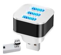 Extensor USB | Puertos USB adicionales de 3 Puertos: Accesorios portátiles | para facilitar la Transferencia y Carga, para el hogar, Autocaravana, Viajes y oficinas