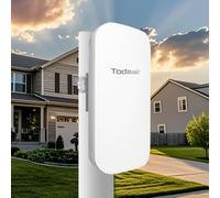 Extensor WiFi para exteriores, amplificador WiFi | AI Watchdog | Modo repetidor y AP | IP65 resistente a la intemperie | Repetidor WiFi de doble banda de hasta 1200 Mbps | Cubre hasta 3440 pies