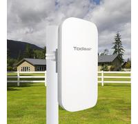 Extensor WiFi para exteriores, amplificador WiFi | AI Watchdog | Modo repetidor y AP | IP65 resistente a la intemperie | Repetidor WiFi de doble banda de hasta 1200 Mbps