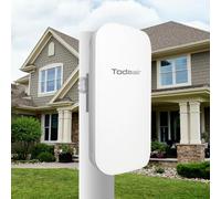 Extensor WiFi para exteriores, amplificador WiFi | AI Watchdog | Modo repetidor y AP | IP65 resistente a la intemperie | Repetidor WiFi de doble banda de hasta 1200 Mbps | Cubre hasta 3440 pies