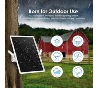 Extensor WiFi para exteriores con energía solar, 300 Mbps, amplificador de señal de red impermeable IP66, cobertura de 490 pies