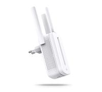 Extensor y punto de acceso wifi inalámbrico, banda única de 300 Mbps, tres antenas externas con tecnología Mimo, mejora tu cobertura.