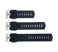 Extensores de correa de reloj de 20 mm para Google Pixel Watch 4 3 2 1 de 41 mm, correas extensoras de silicona para un uso más grande de muñeca o tobillo (negro)