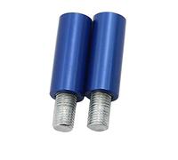 Extensores de espejo retrovisor, pernos de tornillo de montículo elevador de 40mm for Yamaha MT09 FZ09 Tracer FJ09 MT-09 MT-10 Naked MT 09 10 FJ 09(Blue)