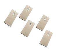 Extensores de gancho para cintura para pantalones y faldas, paquete de 5 unidades, color beige de More of Me to Love