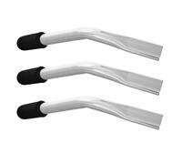 Extensores de Palanca de Freno para Sillas de Ruedas 3piezas Hierro | Juego Tubo Curvo 210 y Tapa Negra/color Claro, Compatible Silla Manual y Transport Chair, Uso Diario