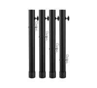 Extensores de patas para mesas plegables, patas rectas/curvadas, extensiones y elevadores de altura ajustable - 4 piezas