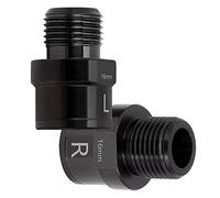 Extensores de pedales de bicicleta Acero al cromo molibdeno Espaciador de pedal extendido de bicicleta 16 mm 1 par Extensiones de pedal de bicicleta Espaciador de pedal extendido Extensor de pedal de