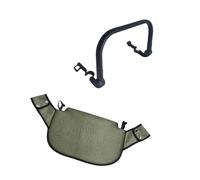 Extensores de reposapiés de transporte para bebés gemelos, plan ergonómico, no mortal, tela universitaria, cinturones inmunológicos para hogares activos, juego de extensión de reposapiés de transporte