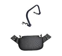 Extensores de reposapiés de transporte para bebés gemelos, plan ergonómico, no mortal, tela universitaria, cinturones inmunológicos para hogares activos, juego de extensión de reposapiés de transporte