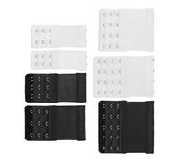 Extensores de Sujetador, 2x, 3x, 4x o 5x filas de ganchos, negro/blanco/beige para elegir, para todos los modelos de Sujetadores comunes, Extensor de Correa de Sujetador suave y elástico, lavable