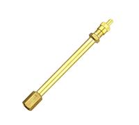 Extensores de válvulas de neumáticos para automóviles, extensiones de válvula de neumático de latón de 100/140/200 mm | Extensión de la válvula de neumático de orificio recto compatible con camiones