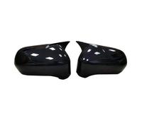 Exterior 1 Par Carcasas Exteriores Retrovisores De Coche Para Civic 8.º (2005-2011) Cubierta Espejo Lateral Pegatina Tapa Ala, Decoración Puerta Retrovisor Tapa(Negro brillante,2)