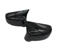 Exterior 1 Par De Carcasas Retrovisores Exteriores De Coche Para Nissan Para Tiida Hatchback 2004-2010 Cubierta Lateral Para Laterales Retrovisor Tapa(aspecto carbono)