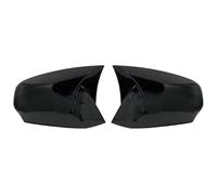 Exterior Carcasa Del Retrovisor Exterior Para Fluence 2011-2015 Reemplazo De La Tapa Del Alerón De La Puerta Del Retrovisor Estilo Bocina Tapa Del Espejo(Negro brillante)