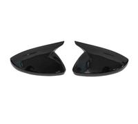 Exterior Carcasa Espejo Retrovisor Coche Para Peugeot 208, 308, 408, 508, 307, 308, 2008, 4008, 5008, 2013-2023 Carcasa Exterior Tapa Alerón Lateral Tapa Del Espejo(Negro brillante)