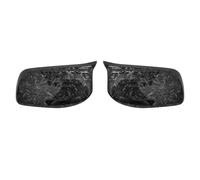 Exterior Carcasa Exterior Del Retrovisor Para E60, E61, E63, E64, Serie 5, Modelos 2004-2008 Carcasa De Tapas Laterales Con Aspecto De Carbono Retrovisor Tapa(Aspecto de carbono forjado)