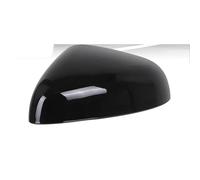 Exterior Carcasas Exteriores Retrovisores Para Ford Para Fiesta Para MK8 2018-2023 Tapa Protectora Espejo Efecto Carbono Retrovisor Tapa(Negro brillante,Izquierda)