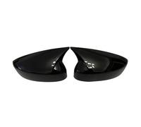 Exterior Carcasas Exteriores Retrovisores Para Mazda CX5 CX-5 Ll 2017-2023 Retrovisores Laterales De Puerta Con Esquinas Decorativas Afiladas. Retrovisor Tapa(Negro brillante)