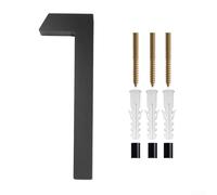Exterior de 5 pulgadas para números de dirección para montaje en pared de puerta delantera o puerta compatible con varios tipos y ángulos (1)