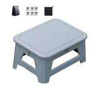 Exterior de inodoro, plegable Stool, compacto portátil Seat 12,4 x 9,6 x 6,5 in, Lightweight Sturdy Design, for Hiking Backpacking RV Travel Use, Air Quality Control, Efficient Capacity