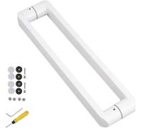 Exterior Sliding Door Handle, Rustic Commercial Entrance Square Handle for Garage Patio Closet Home Office, Barn Door Pulls(184cm(72.4 in))